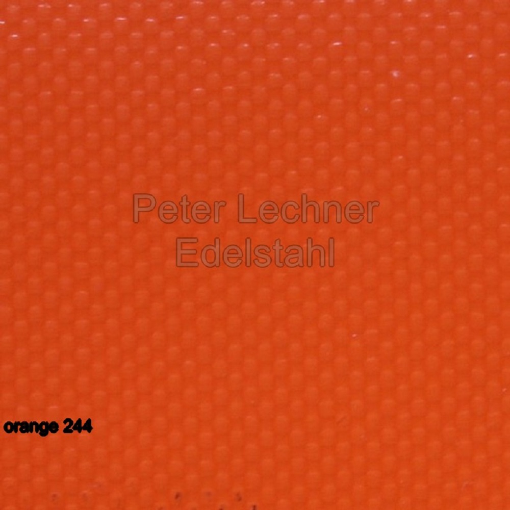 Hängeliege orange aus Edelstahl
