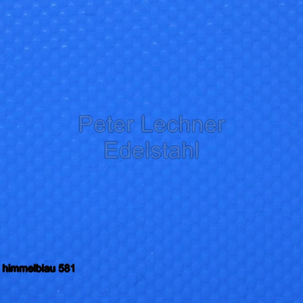 Hängeliege himmelblau aus Edelstahl
